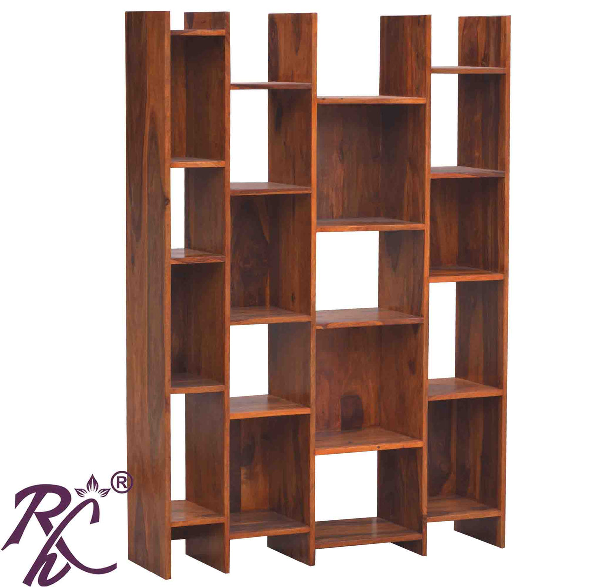 Solid Wood Open Book Shelf Large – RAJ HANDICRAFT