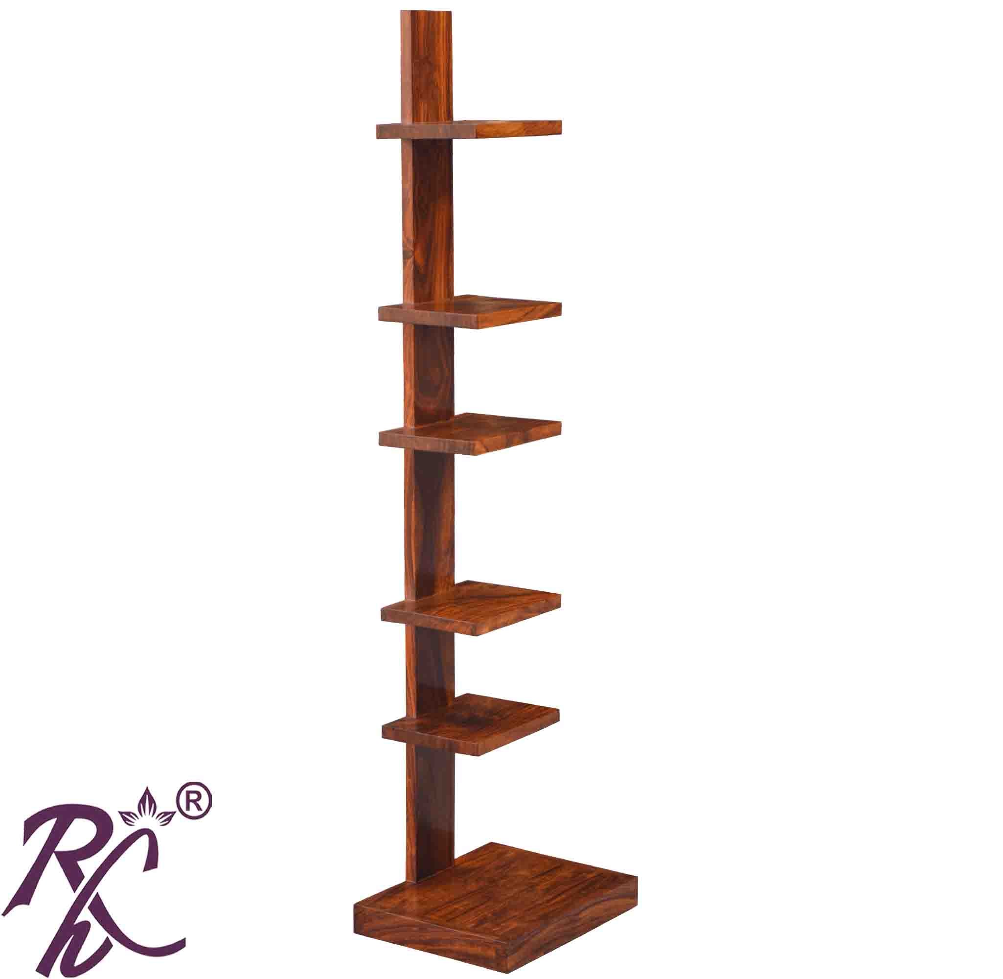 Solid Wood Book Shelf Stand