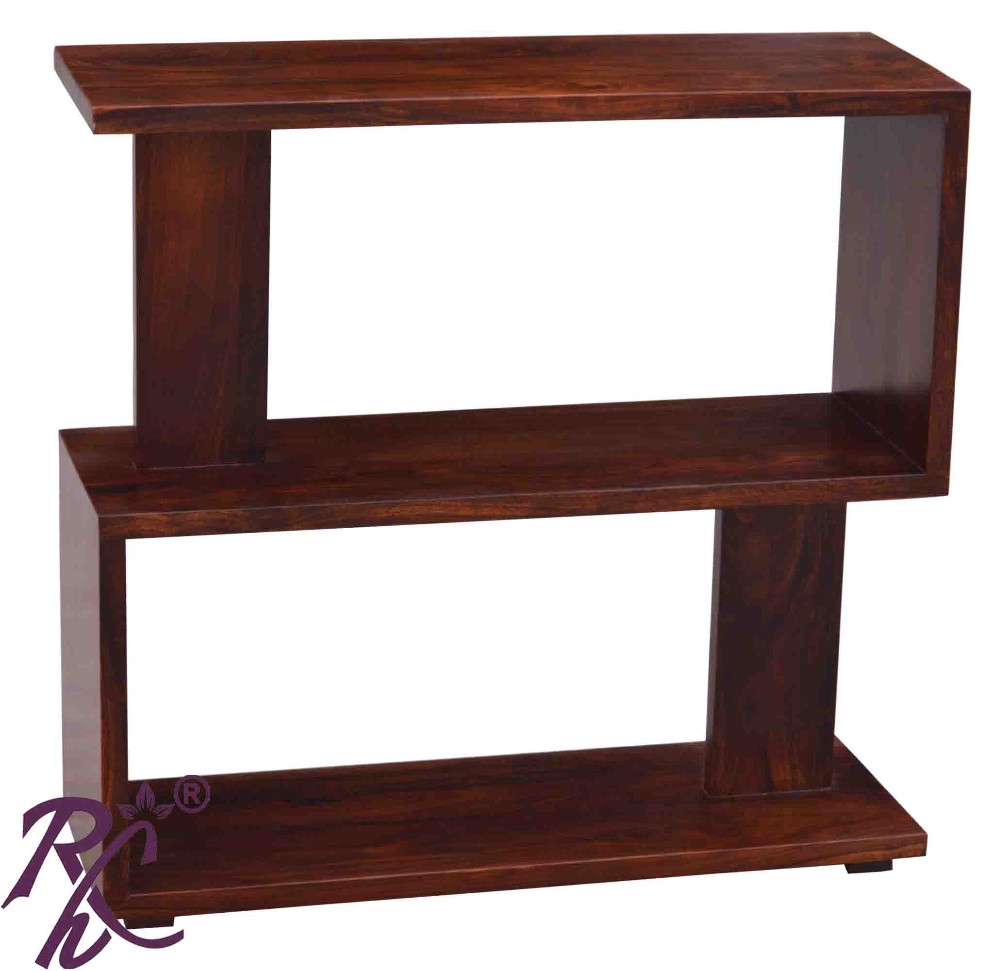 Solid Wood Open Book Shelf RAJ HANDICRAFT