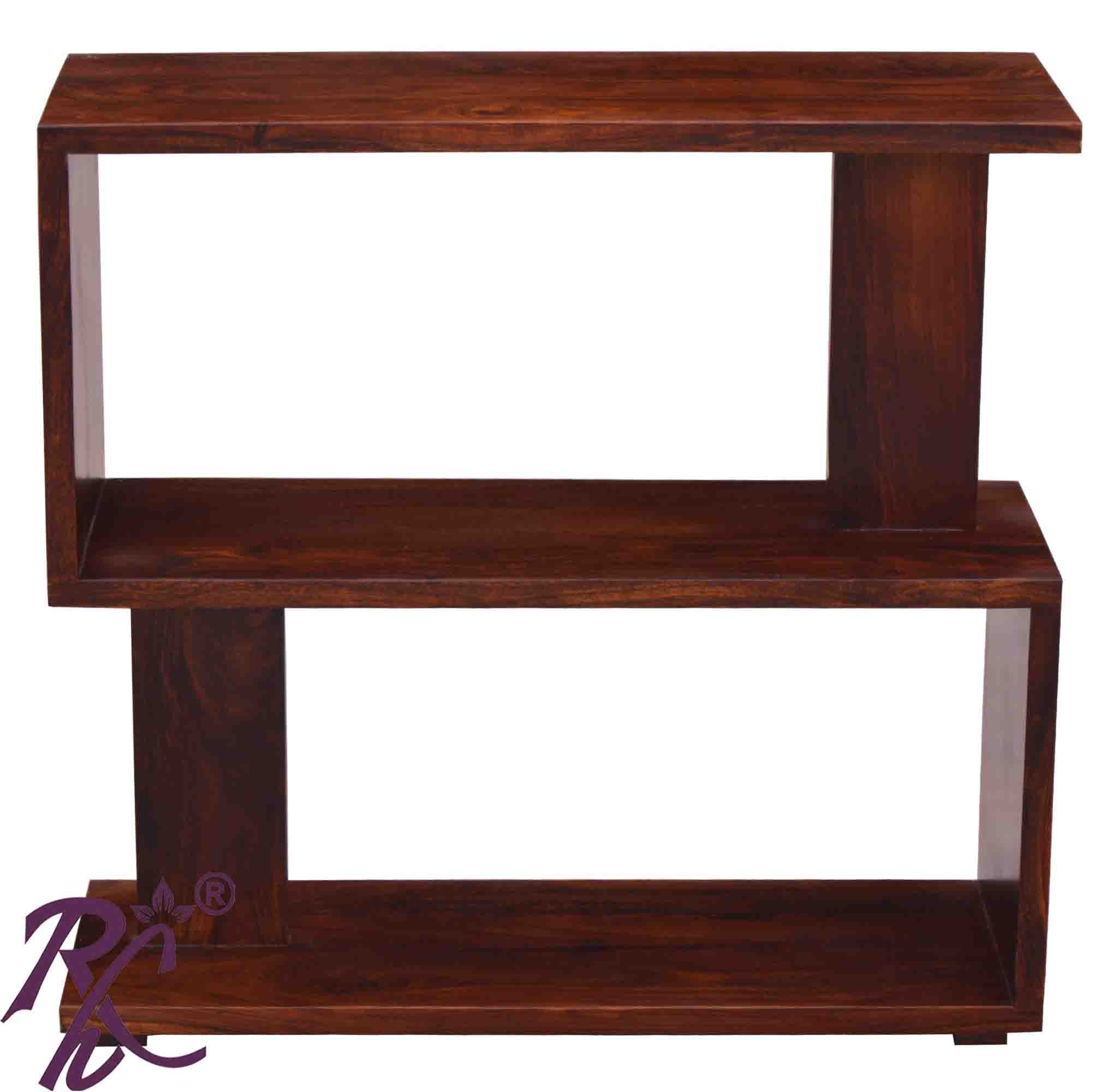 Solid Wood Open Book Shelf RAJ HANDICRAFT