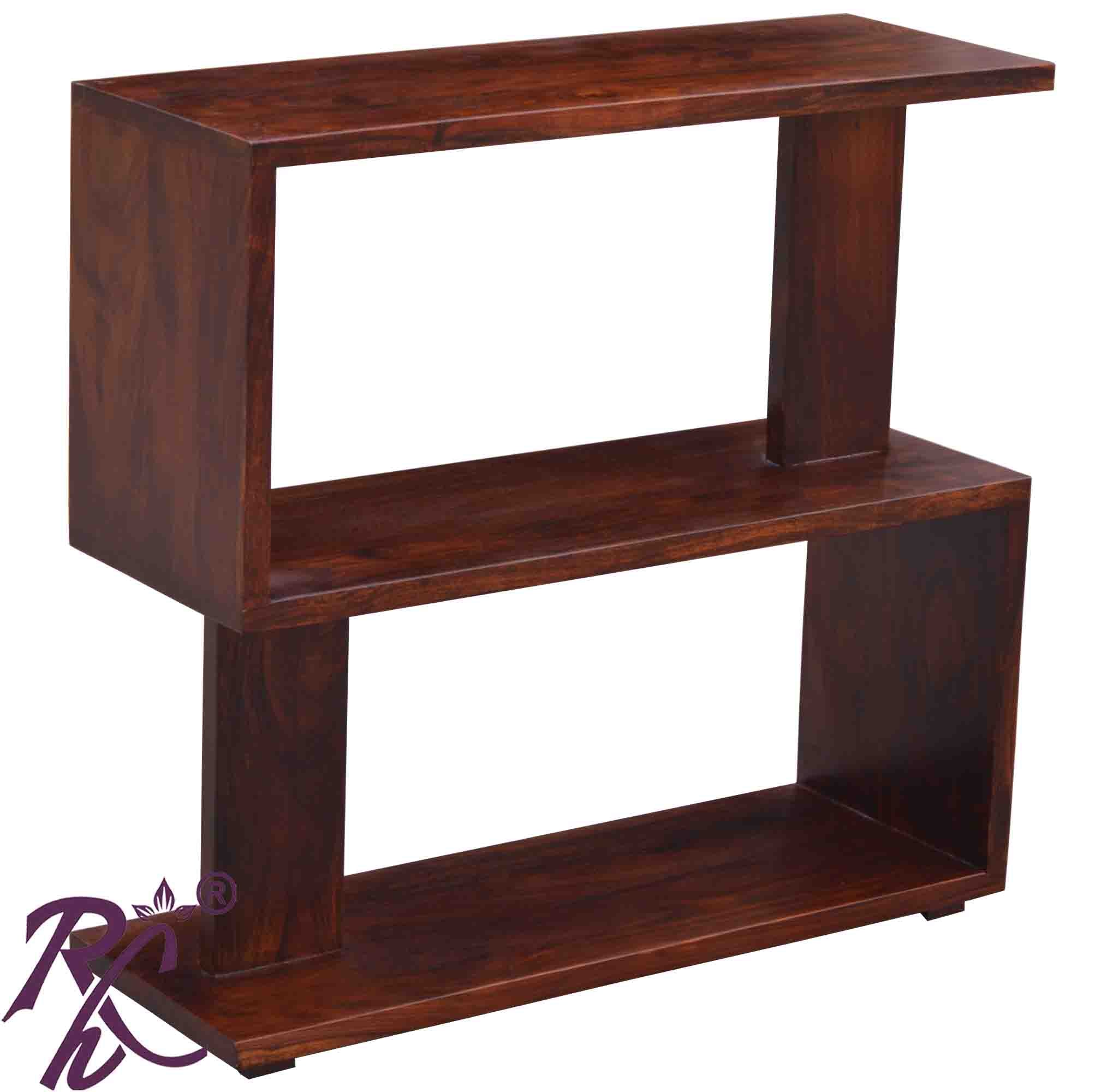 Solid Wood Open Book Shelf RAJ HANDICRAFT