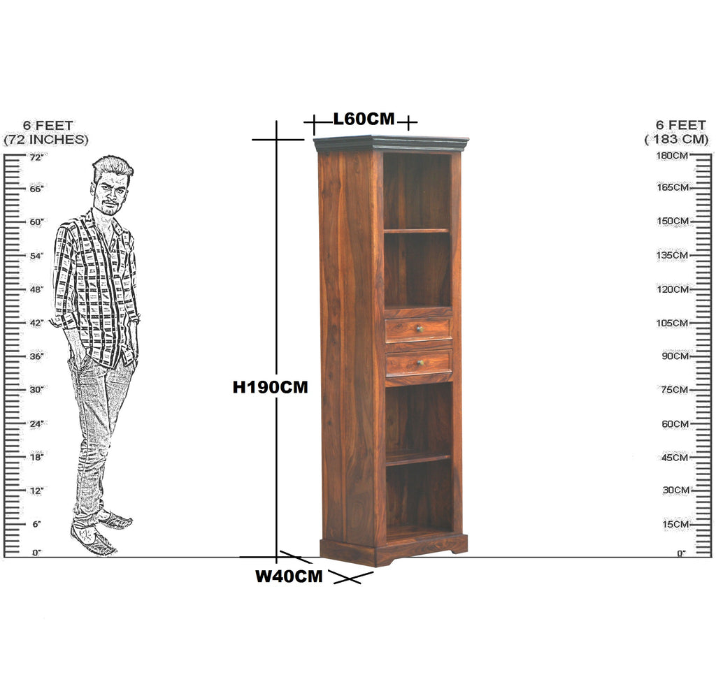 Solid Wood Mint Book Shelf