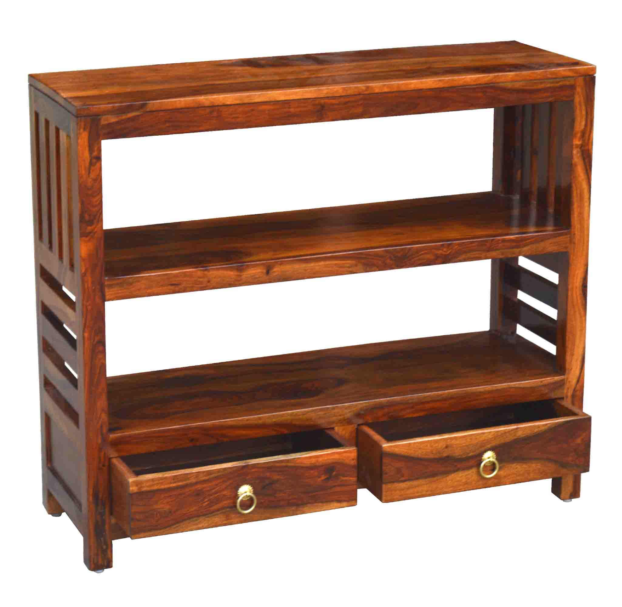 Solid Wood Open Book Shelf