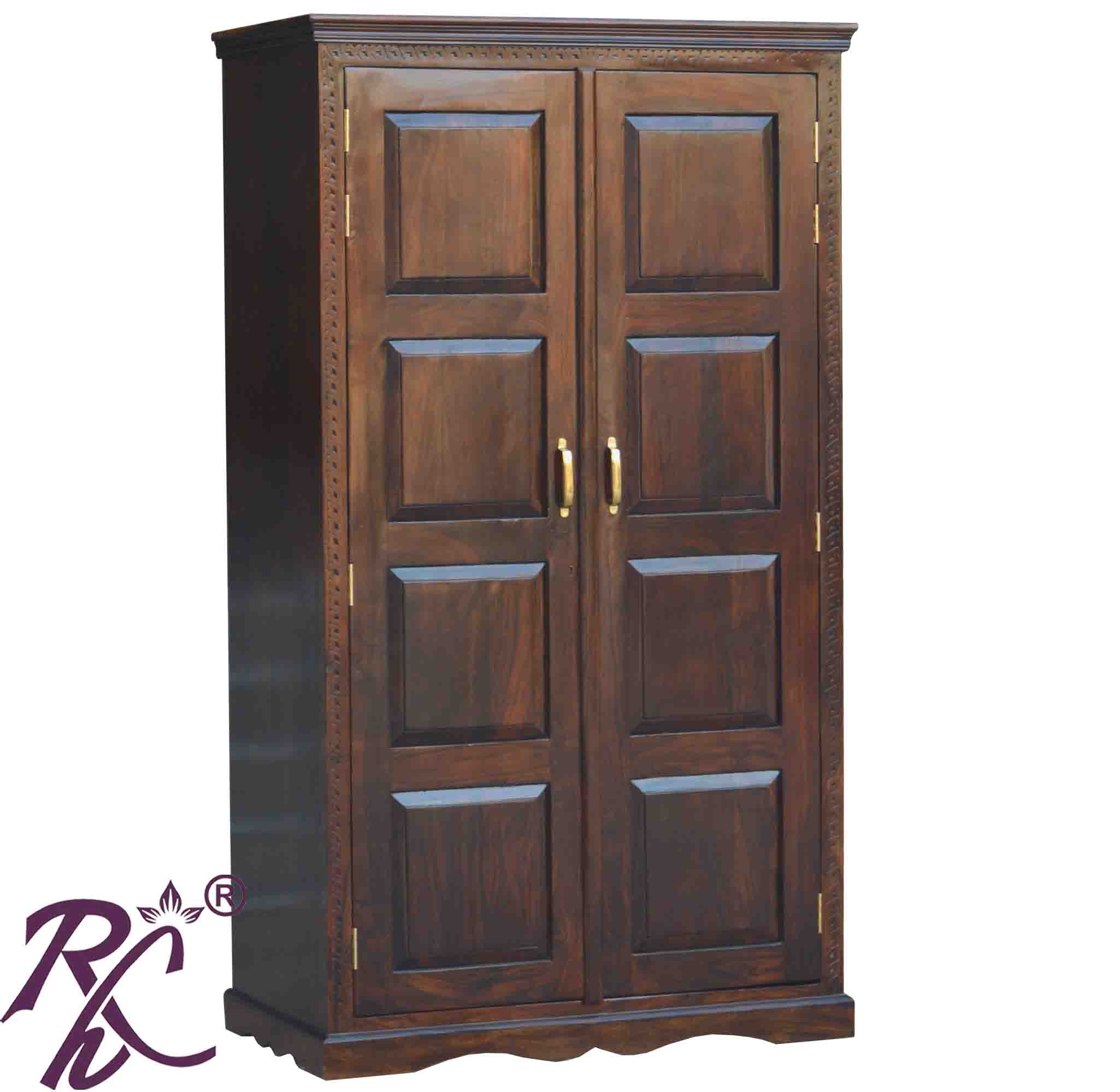 Solid Wooden Cabinet & Wardrobe 2 Doors