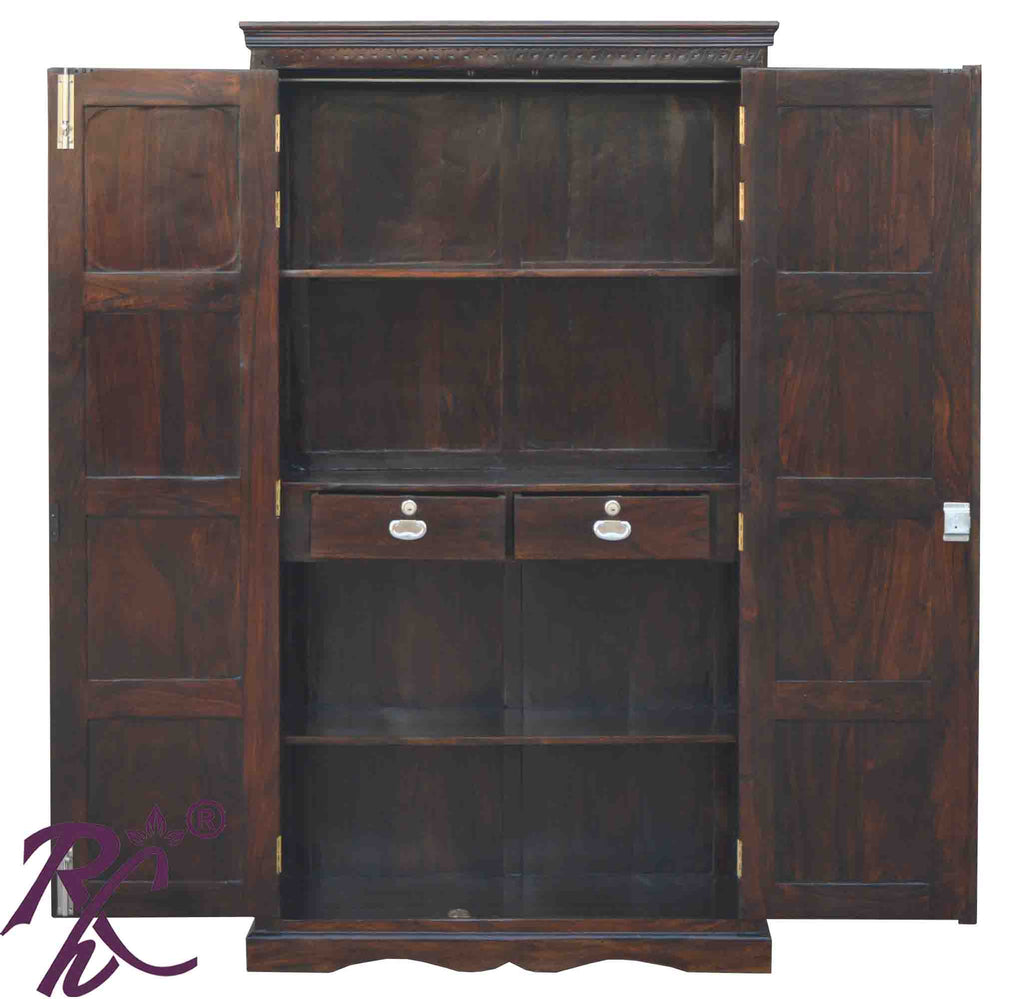 Solid Wooden Cabinet & Wardrobe 2 Doors