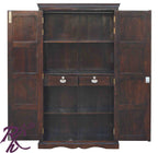 Solid Wooden Cabinet & Wardrobe 2 Doors