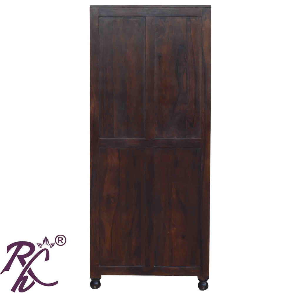 Solid Wood Diamond Design Large Cabinet and Wardrobe 2 Doors