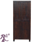 Solid Wood Diamond Design Large Cabinet and Wardrobe 2 Doors