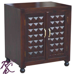 solid wood diamond design small cabinet and wardrobe