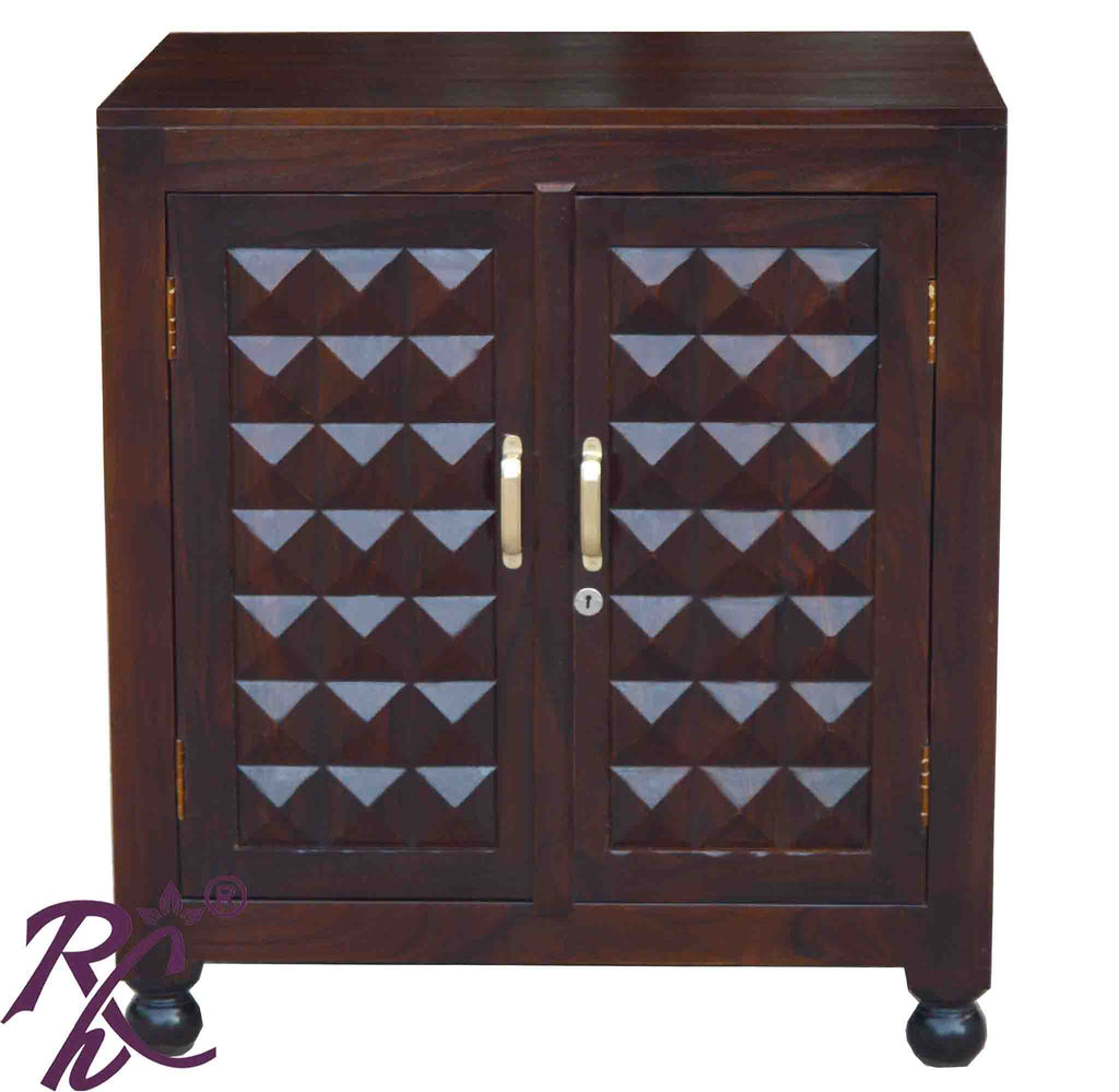 solid wood diamond design small cabinet and wardrobe