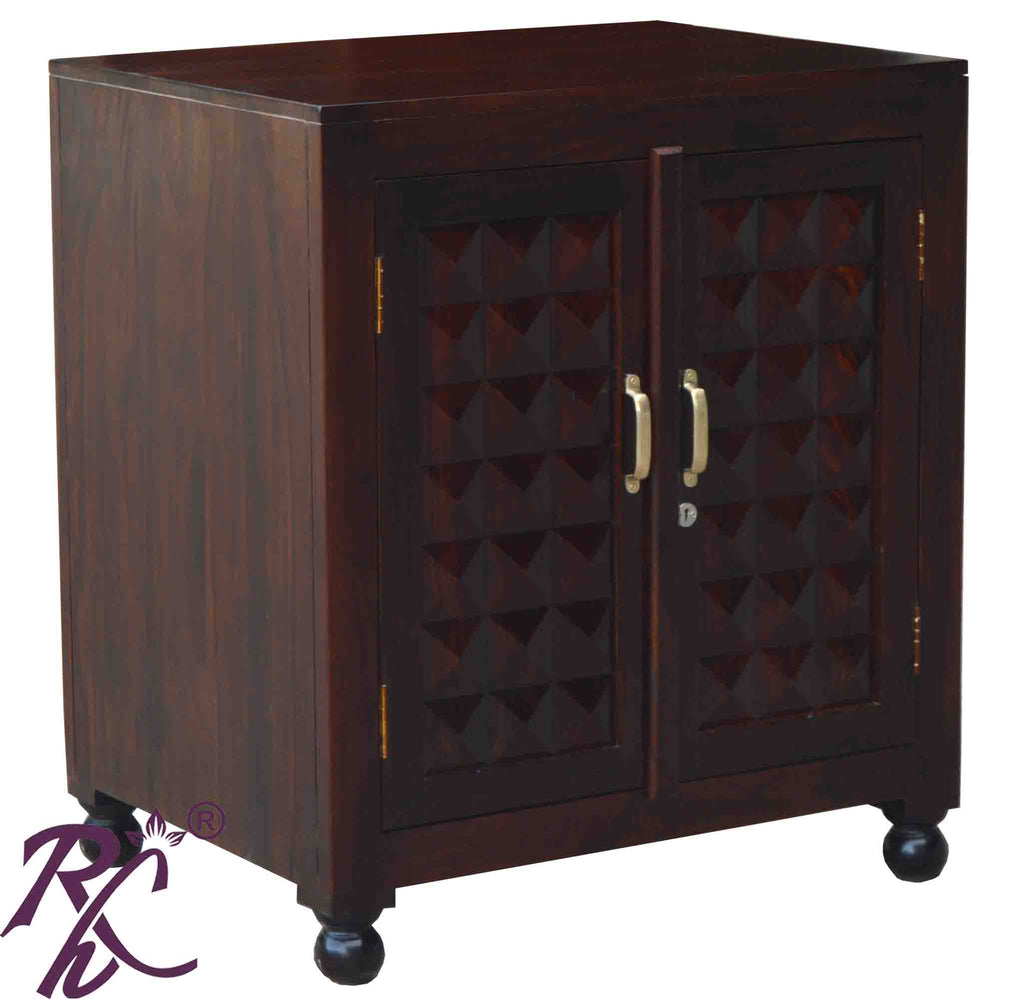 solid wood diamond design small cabinet and wardrobe