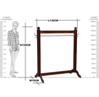 Solid Wood Cloth Hanger Stand