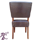Wooden Hotel & Restaurant Leatherite Chair