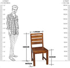 Solid Wood Zampa Dining Chair Set of ( 2 Pieces )