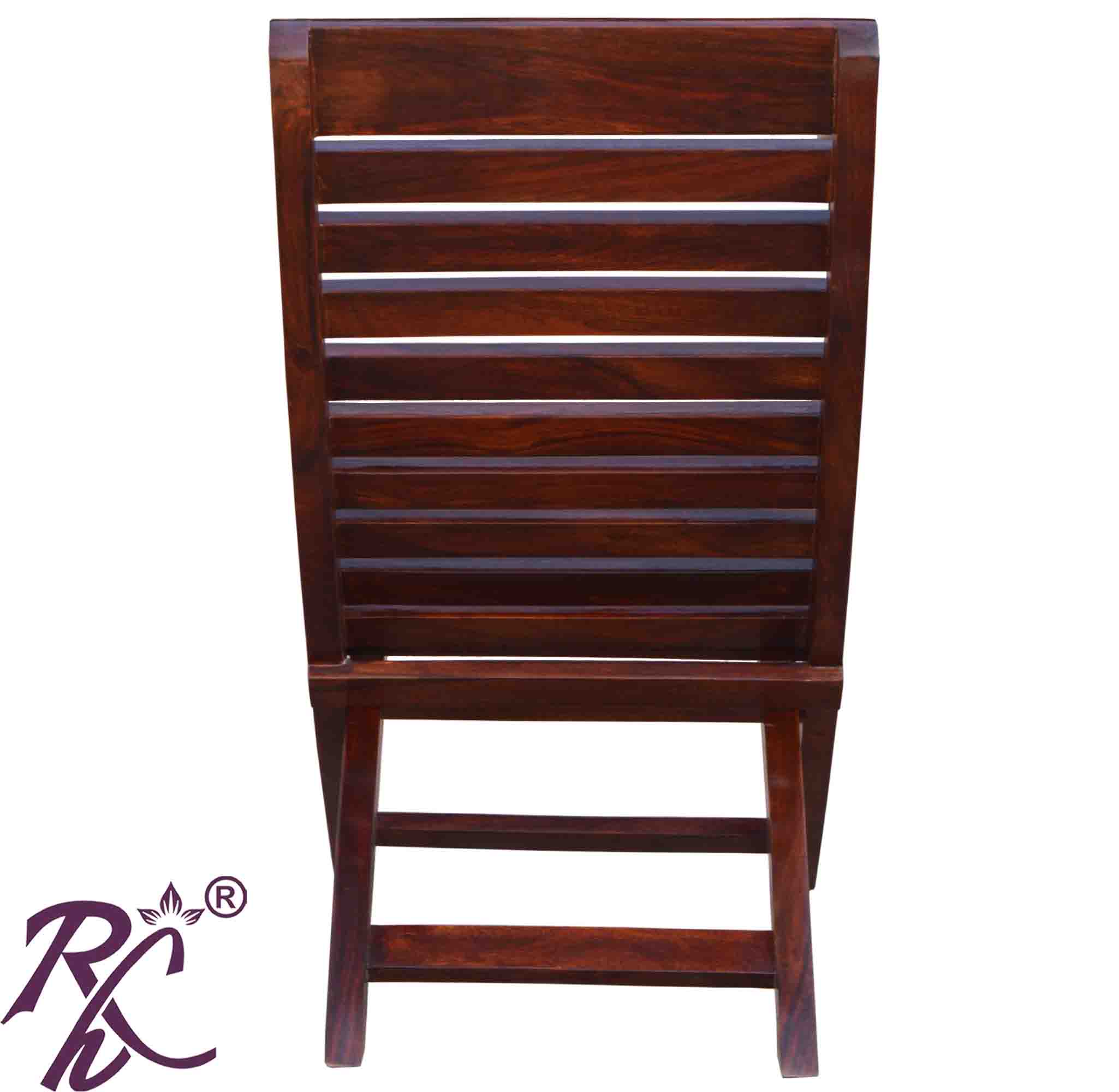 Solid Wood Folding Garden Chair set of (2 pieces)