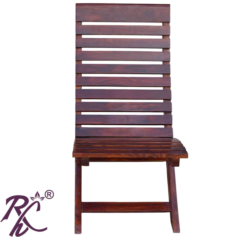 Solid Wood Folding Garden Chair set of (2 pieces)