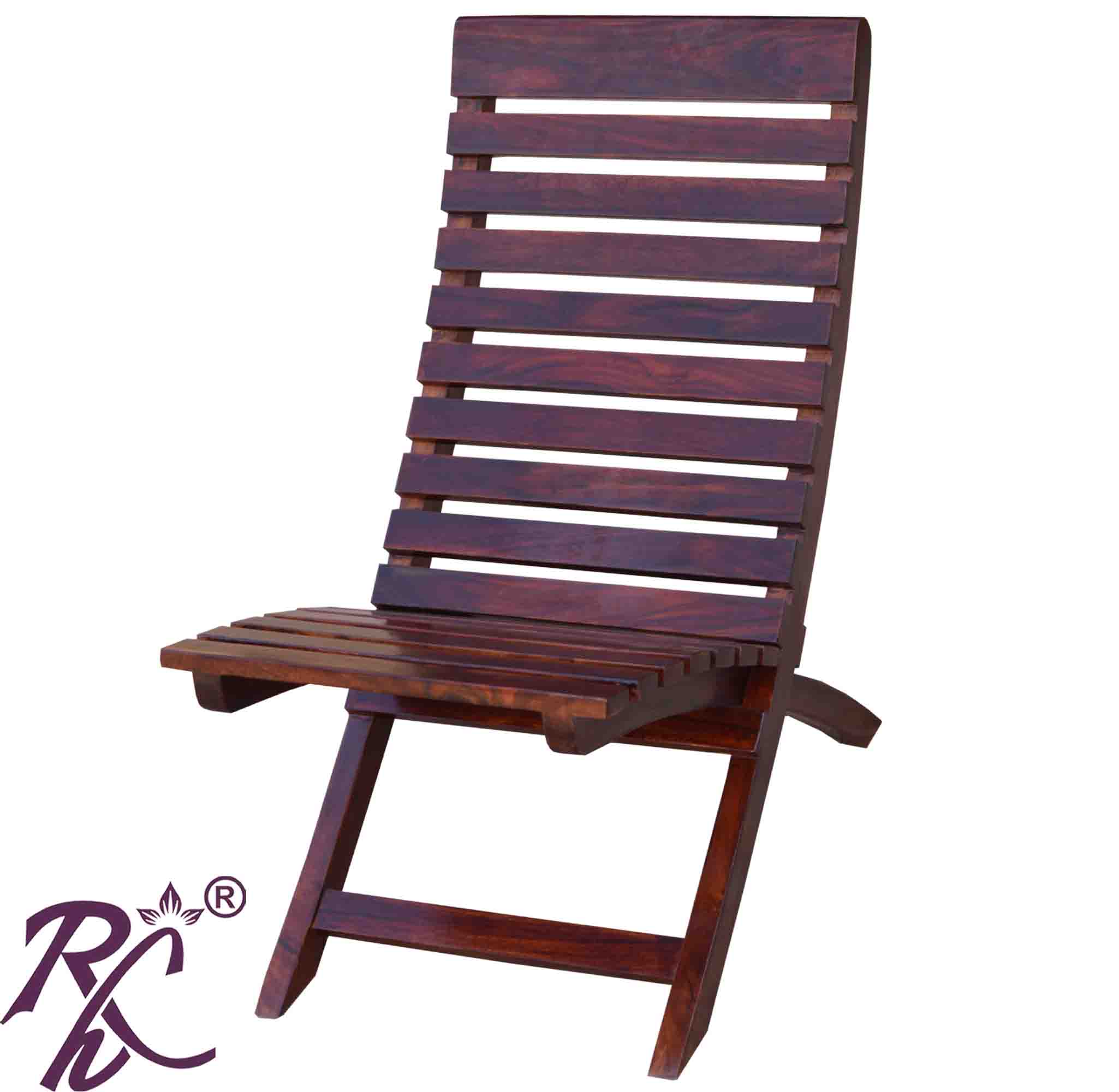 Solid Wood Folding Garden Chair set of (2 pieces)