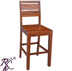 Solid Wood Bar Chair Set of (2 Pieces)