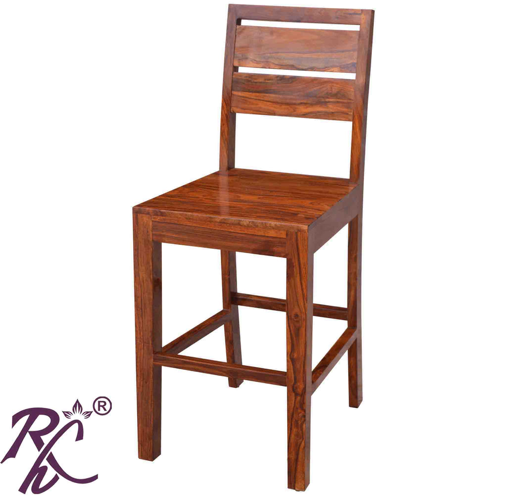Solid Wood Bar Chair Set of (2 Pieces)