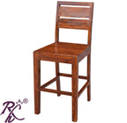 Solid Wood Bar Chair Set of (2 Pieces)