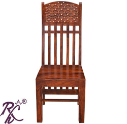 Solid Wood Jiksa Jali Design Dining Chair  Set of ( 2 Pcs. )
