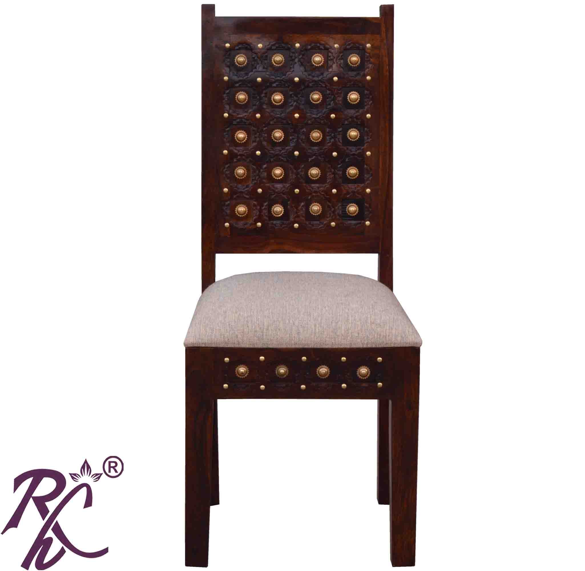 Solid Wood Wood Bakhra Design Dining Chair set of ( 2 Pcs. )