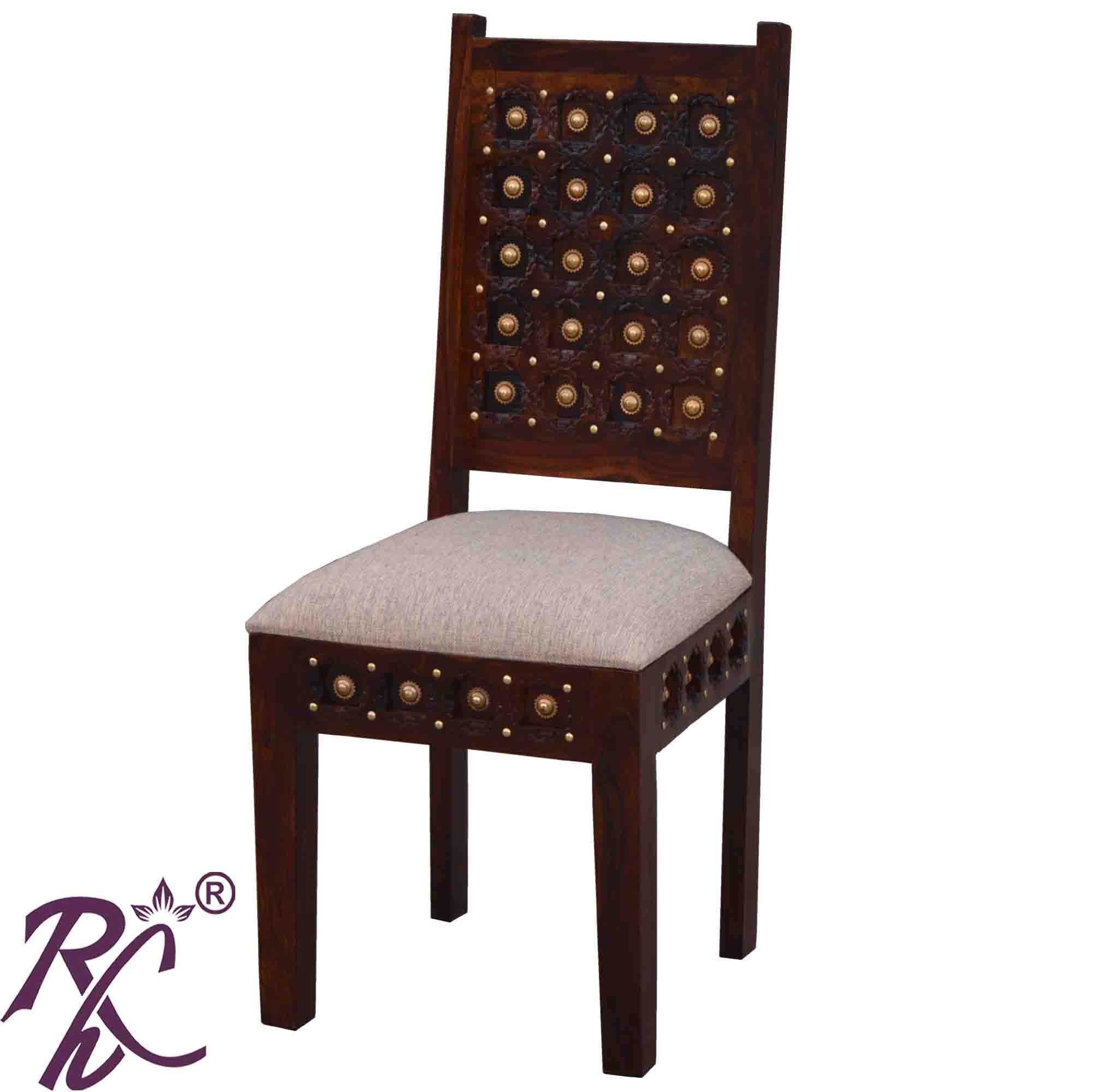 Solid Wood Wood Bakhra Design Dining Chair set of ( 2 Pcs. )
