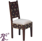 Solid Wood L+T Brass Work Chair set of (2 pieces)