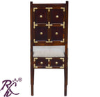 Solid Wood L+T Brass Work Chair set of (2 pieces)