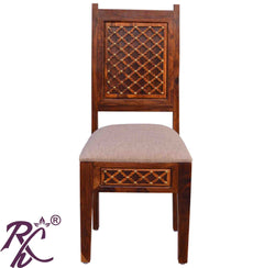 Wooden Jiksa Jali Design Dining Chair ( 2 Pcs. Set )