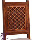 Wooden Jiksa Jali Design Dining Chair ( 2 Pcs. Set )