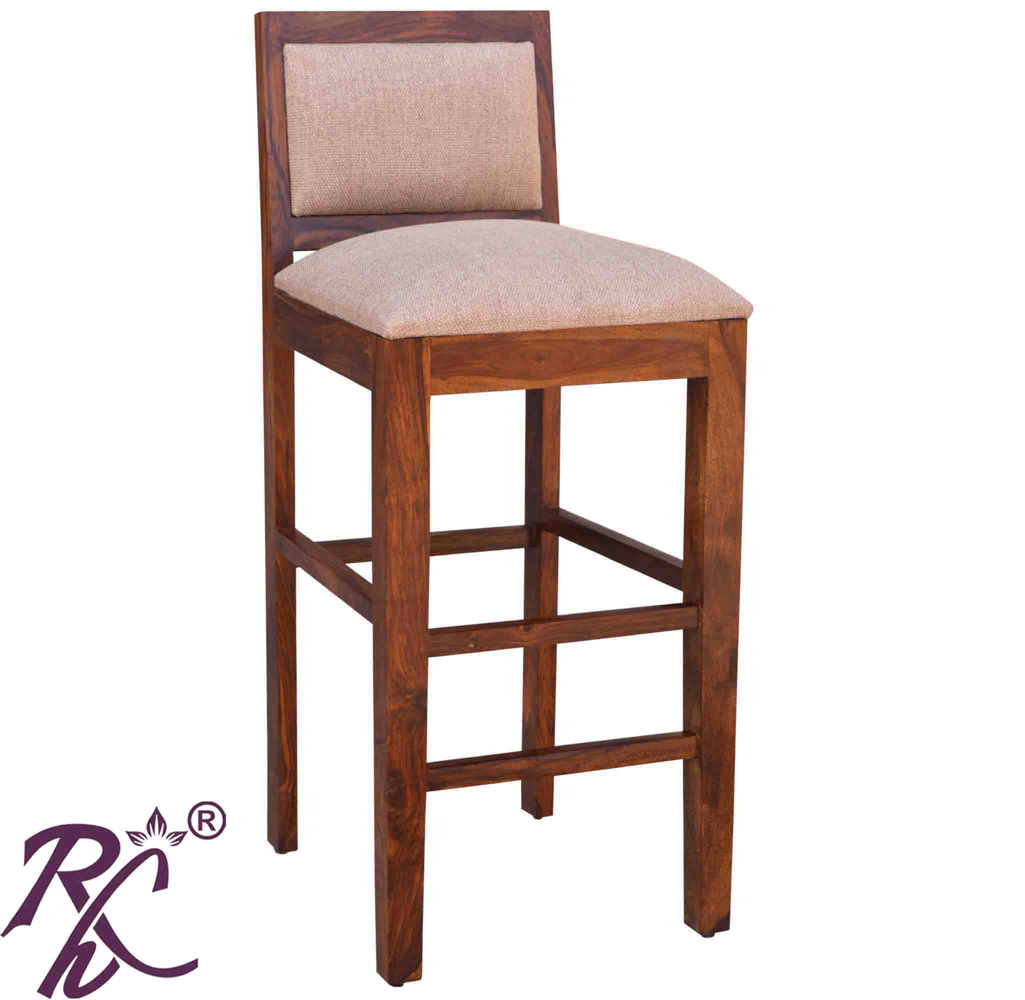 Solid Sheesham Wood Bar Chair