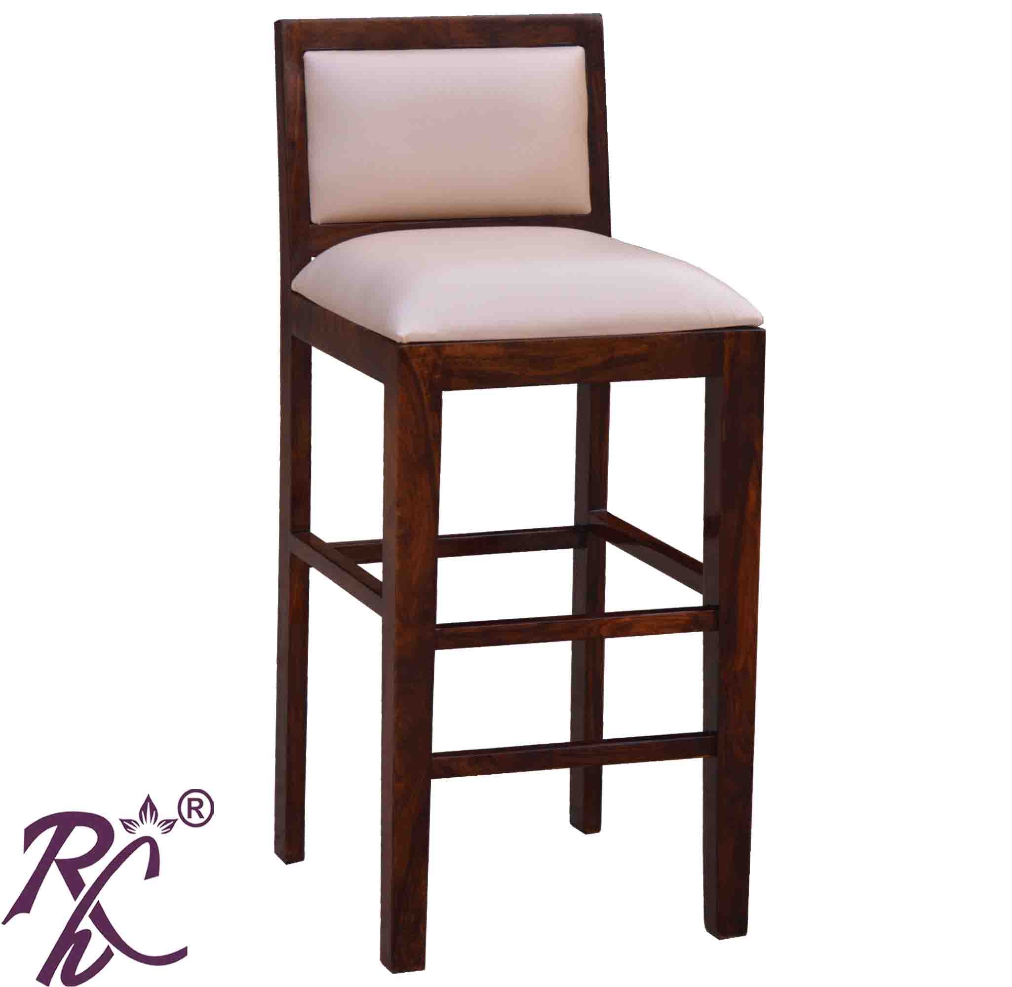 Solid Sheesham Wood Bar Chair
