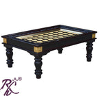 Solid Wood Brass Coffee Table