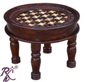 Solid Wood Round Shape Coffee Table Small