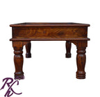Solid Wood Brass Coffee Table