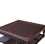 Solid Wood Square Shape Jiksa Jali Center Table Big