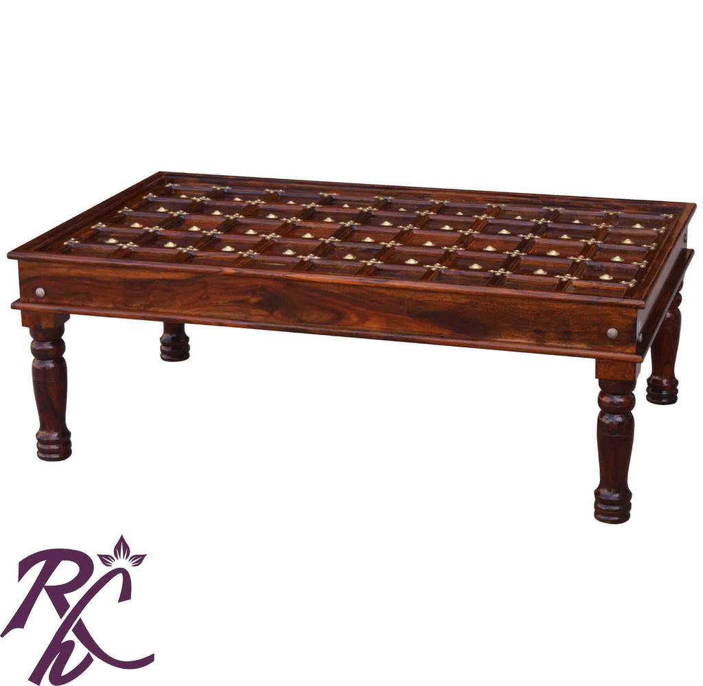 Solid Wood Small L+T Design Coffee Table