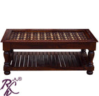 Solid Wooden Wood Bakhra Design Coffee Table S