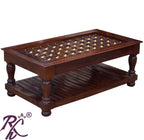 Solid Wooden Wood Bakhra Design Coffee Table S