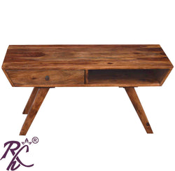 Solid Wood Ellen Coffee Table With Drawer
