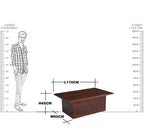 Solid Wood Charlie Low Coffee Table