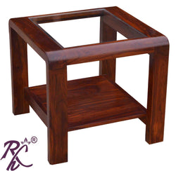 Solid Wood Slant Design Coffee Table