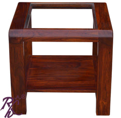 Solid Wood Slant Design Coffee Table