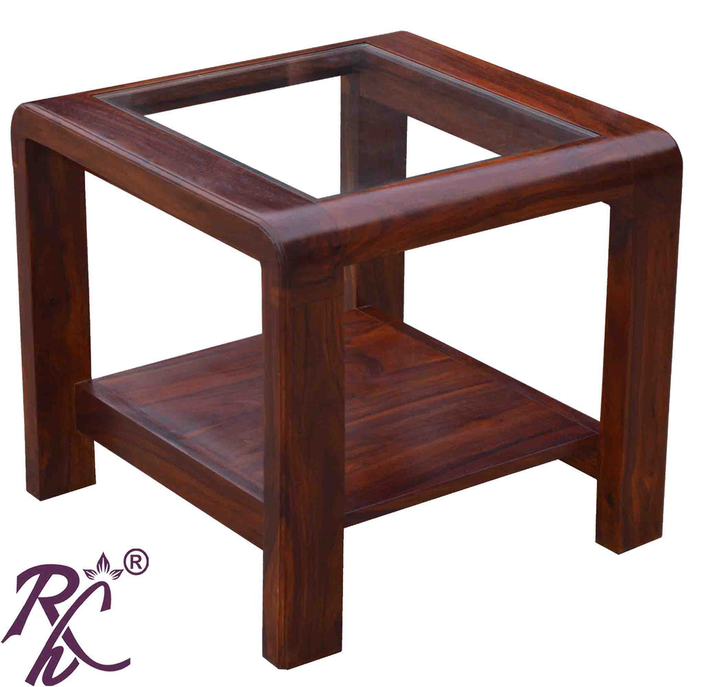 Solid Wood Slant Design Coffee Table