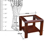 Solid Wood Slant Design Coffee Table