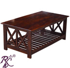 Solid Wood VV Design Coffee Table Wooden Top