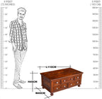 Solid Wood Capital Coffee Table