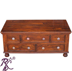 Solid Wood Capital Coffee Table