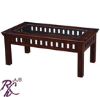 Solid Wood Kubera Center Table Without Shelf